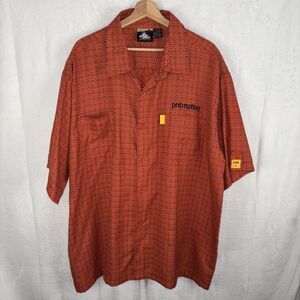 Vintage PNB Nation Clothing Oversized Button-up Woven Shirt Sz 2XL